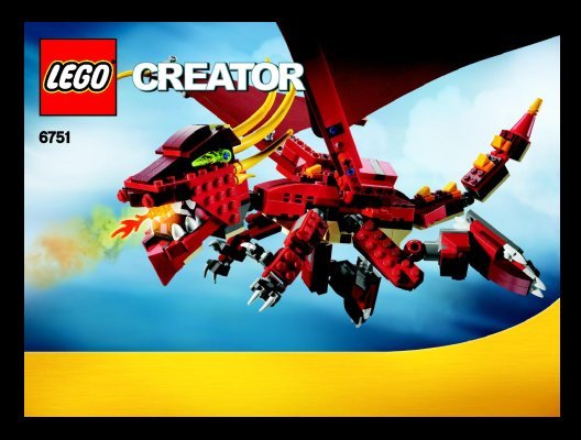 Building Instructions - LEGO - 6751 - Fiery Legend: Page 1