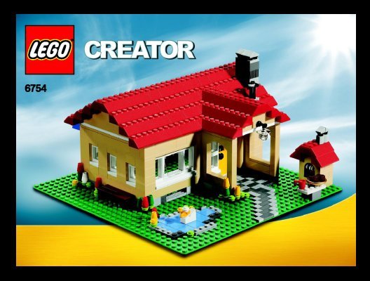 Building Instructions - LEGO - 6754 - Family Home: Page 1