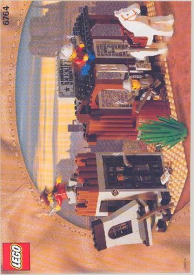 Building Instructions - LEGO - 6764 - SHERIFF'S OFFICE AND JAIL: Page 1