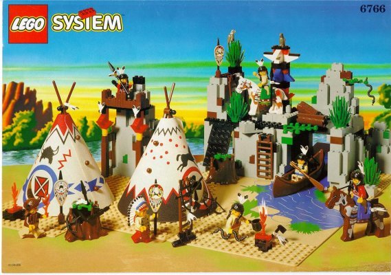 Building Instructions - LEGO - 6766 - LARGE INDIAN CAMP: Page 1