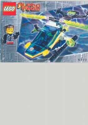 Building Instructions - LEGO - 6773 - Alpha Team Helicopter: Page 1