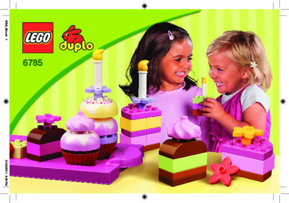 Building Instructions - LEGO - DUPLO - 6785 - Creative Cakes: Page 1