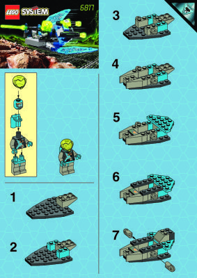 Building Instructions - LEGO - 6817 - Mosquito Scout: Page 1