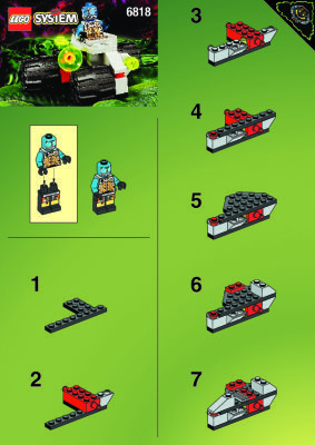 Building Instructions - LEGO - 6818 - SURFACE SCAVANGER: Page 1