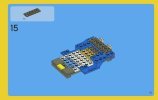 Building Instructions - LEGO - 6913 - Blue Roadster: Page 15