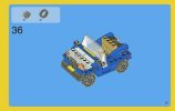 Building Instructions - LEGO - 6913 - Blue Roadster: Page 37