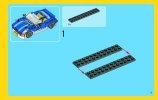 Building Instructions - LEGO - 6913 - Blue Roadster: Page 3