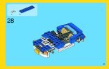 Building Instructions - LEGO - 6913 - Blue Roadster: Page 33