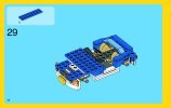 Building Instructions - LEGO - 6913 - Blue Roadster: Page 34