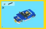 Building Instructions - LEGO - 6913 - Blue Roadster: Page 36