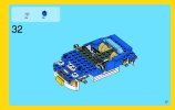 Building Instructions - LEGO - 6913 - Blue Roadster: Page 37