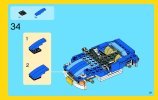 Building Instructions - LEGO - 6913 - Blue Roadster: Page 39