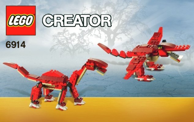 Building Instructions - LEGO - 6914 - Prehistoric Hunters: Page 1