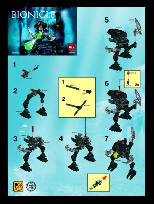 Building Instructions - LEGO - 6945 - Bad Guy 07: Page 1