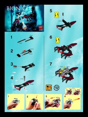 Building Instructions - LEGO - 6946 - Squid Launcher Function: Page 1