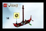 Building Instructions - LEGO - 7016 - Viking Boat against the Wyvern Dragon: Page 14