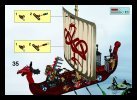 Building Instructions - LEGO - 7018 - Viking Ship challenges the Midgard Serpe: Page 49