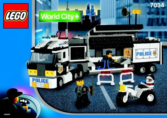 Building Instructions - LEGO - 7034 - Surveillance Truck: Page 1