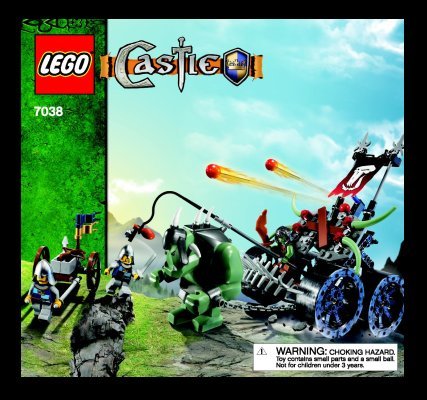 Building Instructions - LEGO - 7038 - Troll Assault Wagon: Page 1