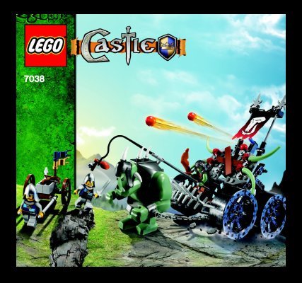 Building Instructions - LEGO - 7038 - Troll Assault Wagon: Page 1