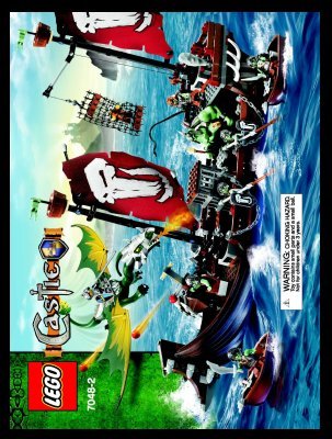 Building Instructions - LEGO - 7048 - Troll Warship: Page 1