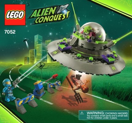 Building Instructions - LEGO - 7052 - UFO Abduction: Page 1