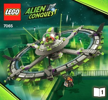 Building Instructions - LEGO - 7065 - Alien Mothership: Page 1