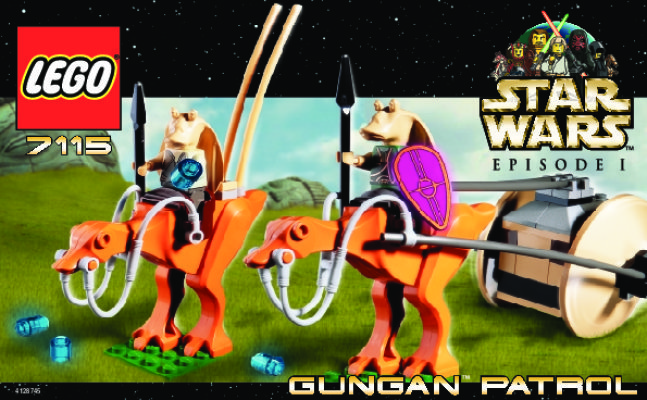 Building Instructions - LEGO - 7115 - Gungan™ Patrol: Page 1