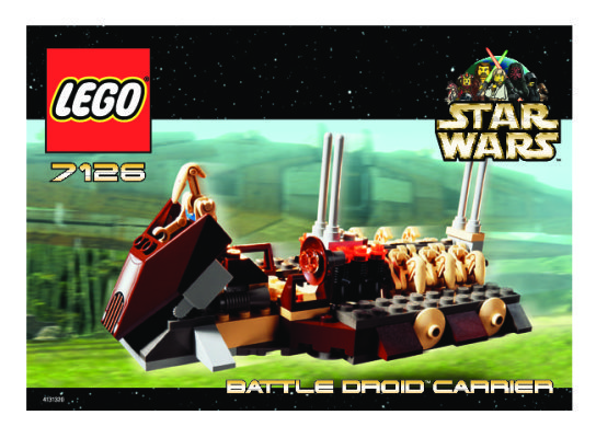 Building Instructions - LEGO - 7126 - Battle Droid™Carrier: Page 1