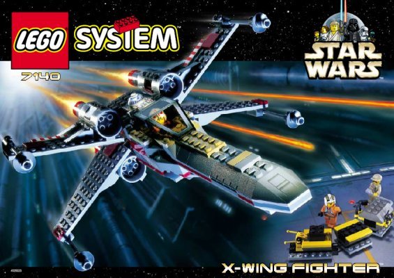 Building Instructions - LEGO - 7140 - X-wing fighter™: Page 1