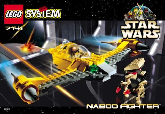 Building Instructions - LEGO - 7141 - Naboo Fighter™: Page 1