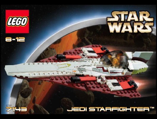 Building Instructions - LEGO - 7143 - Jedi Starfighter™: Page 1