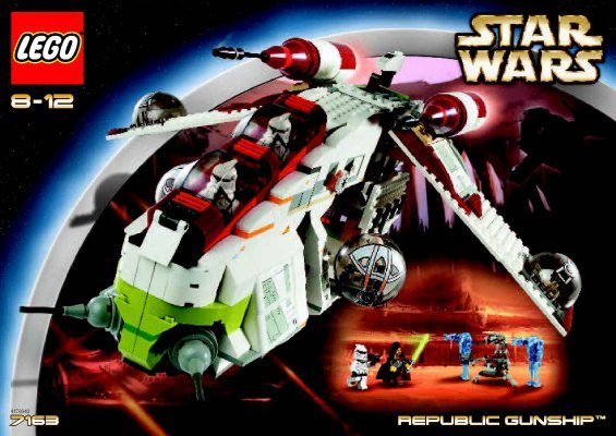 Building Instructions - LEGO - 7163 - Republic Gunship™: Page 1