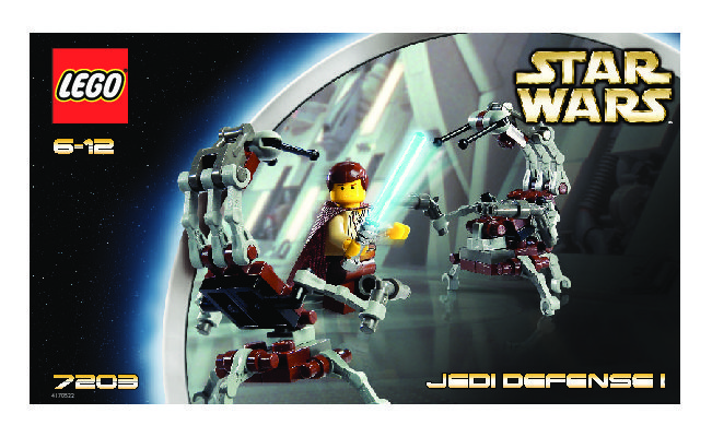 Building Instructions - LEGO - 7203 - Jedi™ Defense I: Page 1