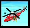 Building Instructions - LEGO - 7206 - Fire Helicopter: Page 44