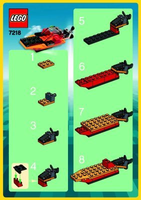 Building Instructions - LEGO - 7218 - Boat: Page 1