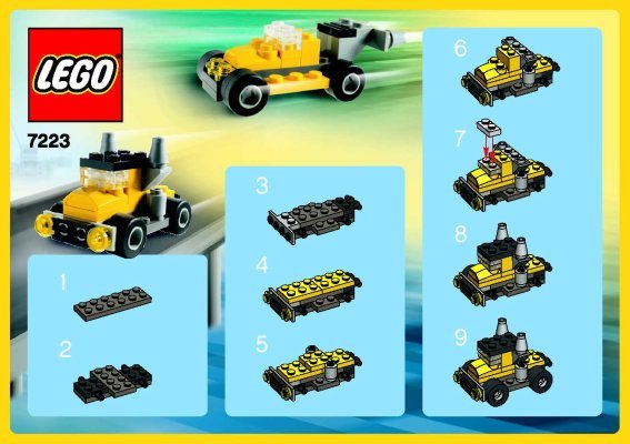 Building Instructions - LEGO - 7223 - Wheelers: Page 1