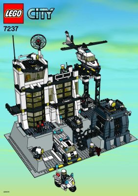 Building Instructions - LEGO - 7237 - Police Station: Page 1