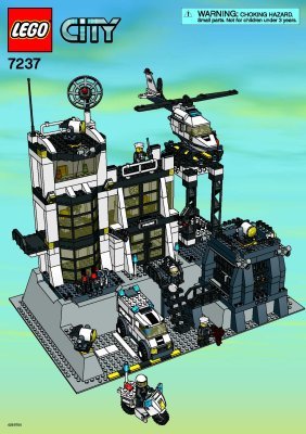 Building Instructions - LEGO - 7237 - Police Station: Page 1