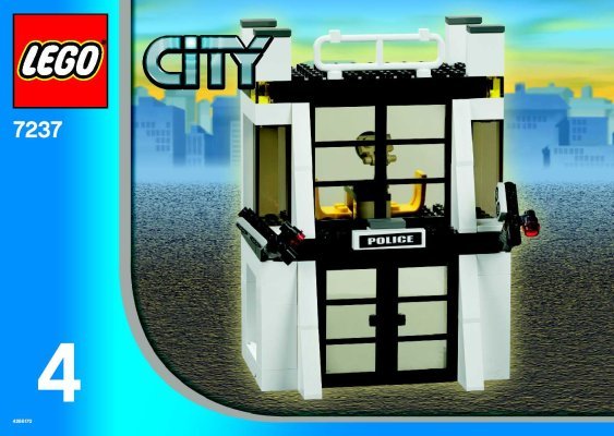 Building Instructions - LEGO - 7237 - Police Station: Page 1