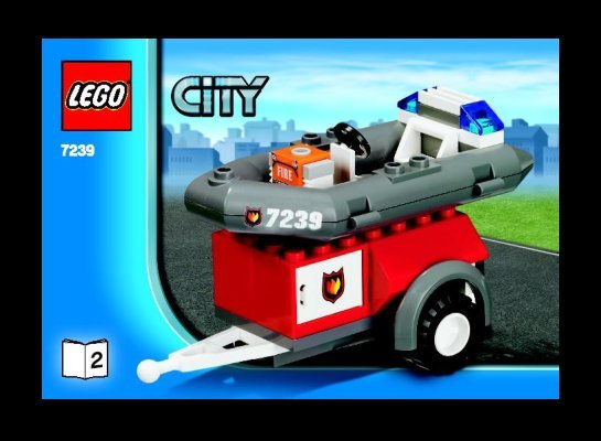 Building Instructions - LEGO - 7239 - Fire Truck: Page 1