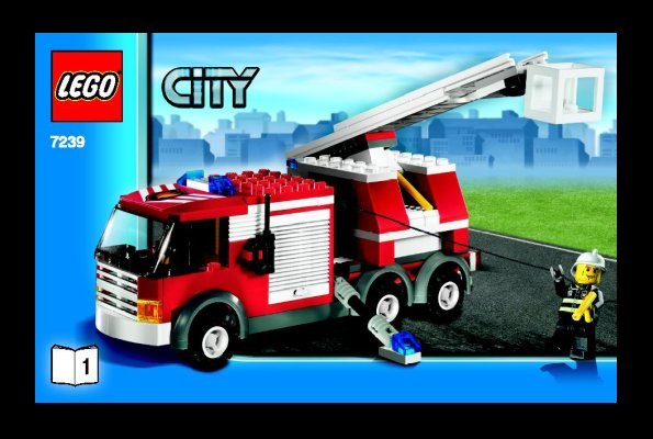 Building Instructions - LEGO - 7239 - Fire Truck: Page 1