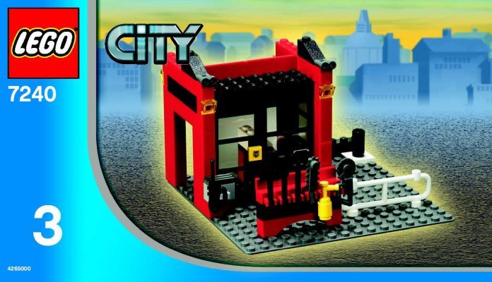 Building Instructions - LEGO - 7240 - Fire Station: Page 1