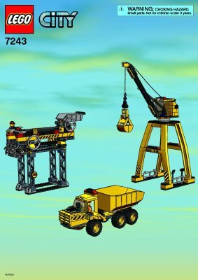 Building Instructions - LEGO - 7243 - Construction Site: Page 1