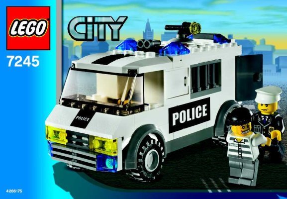 Building Instructions - LEGO - 7245 - Prisoner Transport: Page 1