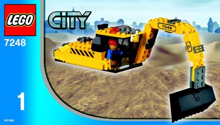 Building Instructions - LEGO - 7248 - Digger: Page 1