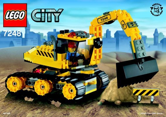 Building Instructions - LEGO - 7248 - Digger: Page 1