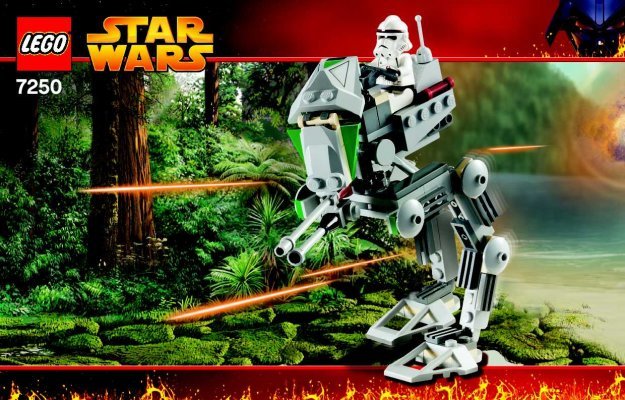 Building Instructions - LEGO - 7250 - Clone Scout Walker™: Page 1