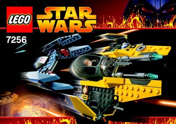 Building Instructions - LEGO - 7256 - Jedi Starfighter™ & Vulture Droid™: Page 1