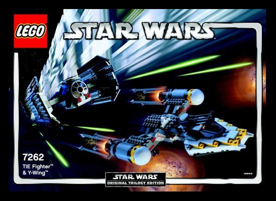 Building Instructions - LEGO - 7262 - TIE TM Fighter and Y-Wing TM: Page 1